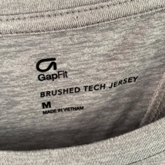 GapFit Sleeveless CutOut Dress in Brushed Tech Jersey GAP M stretch open back - Picture 3 of 5